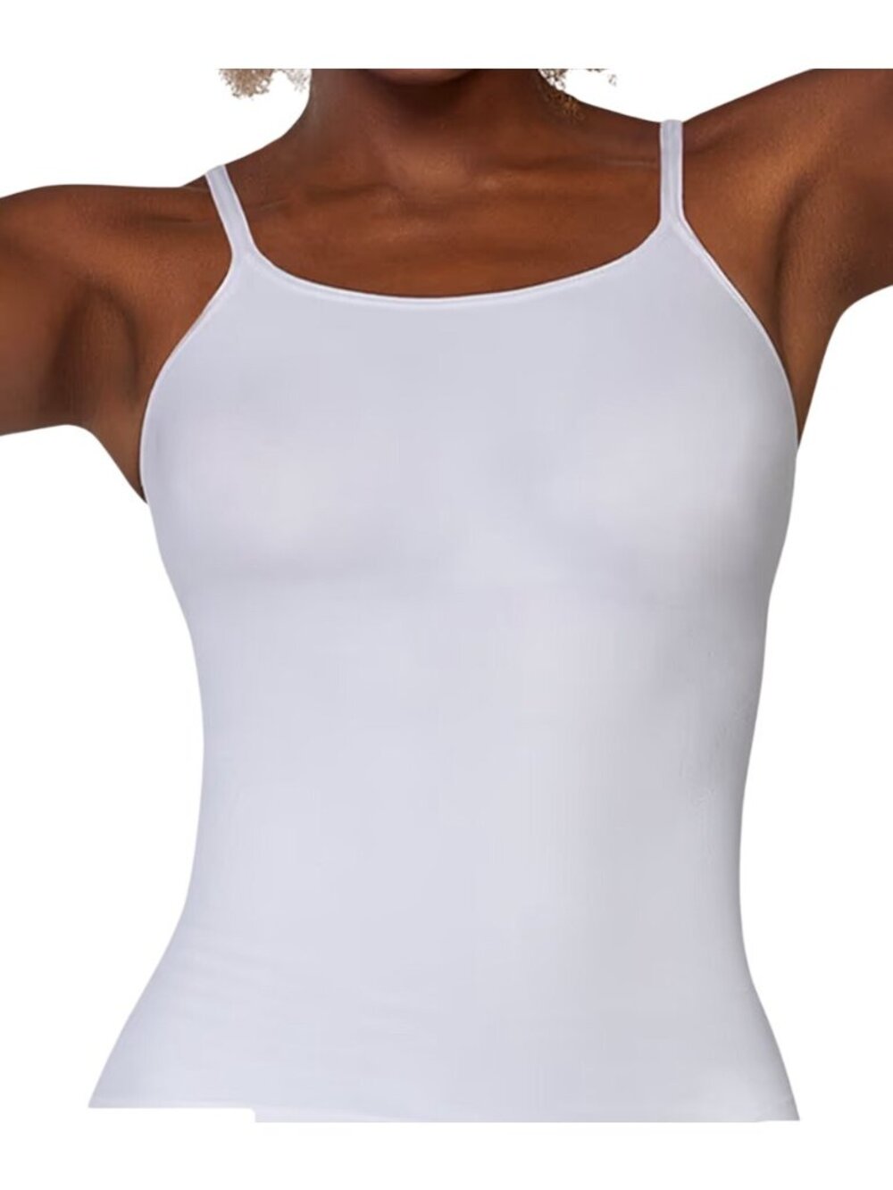 Curveez® Incredibly Shaping Cami Shapewear White Sz LG  CUR3501